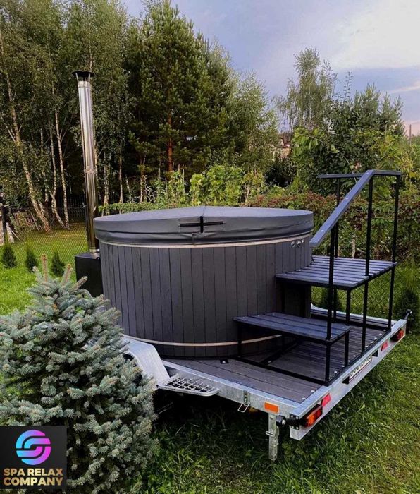 Виробники чанів джакузі. Басейн Гаряча бочка Купель на дрова