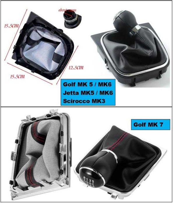 Manete moca seletor caixa de velocidades VW Golf Passat Polo Jetta etc