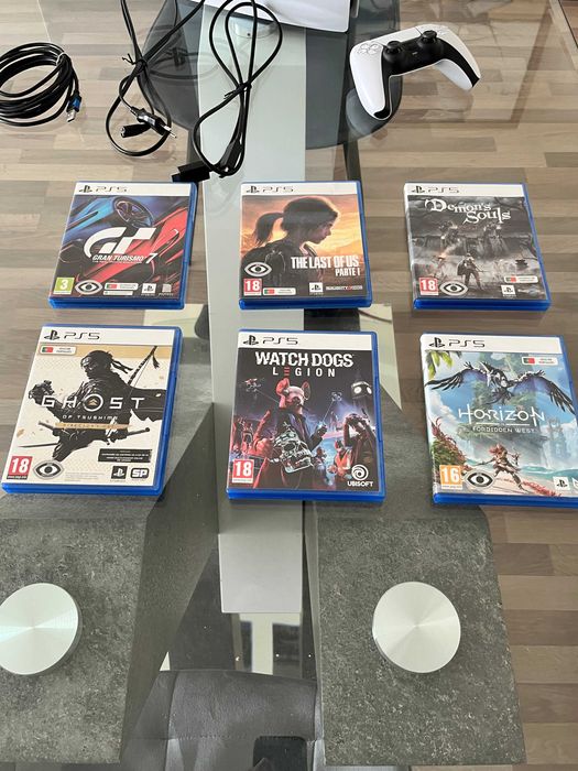 PlayStation 5 + 6 Jogos Originais | Excelente Estado | 550€