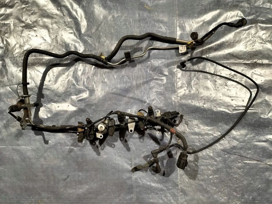 LISTWA WTRYSKOWA KOMPLETNA WTRYSKI WTRYSKIWACZE SILNIKA CZUJNIK ZAWÓR CIŚNIENIA PALIWA PRZEWÓD WIĄZKA INSTALACJA XW4E-A5C 0280155863 F8CF-9F972-BH 1R8E-9F792-AB JAGUAR S-TYPE 3.0 V6