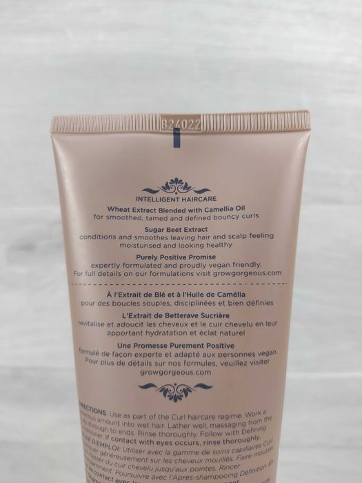 Grow Gorgeous Curl Shampoo Wegański Szampon do loków 250 ml