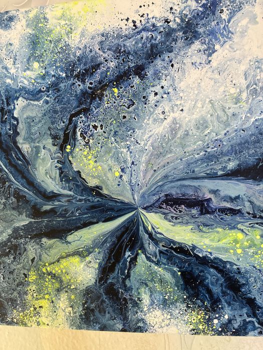 Абстрактна авторська картина на холсті абстракція ручна робота