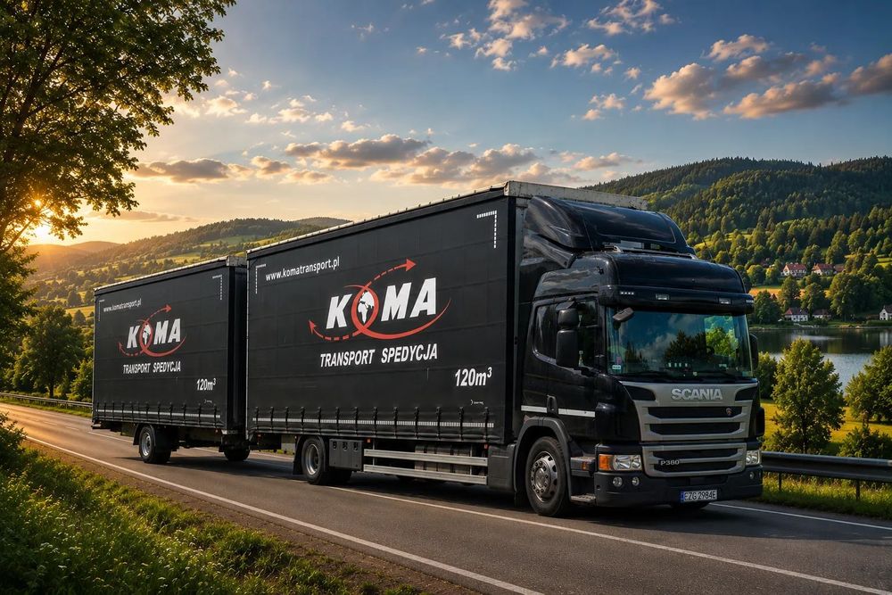 Scania  Scania 2016 + przyczepa Gniotpol 2016 (cały zestaw)
