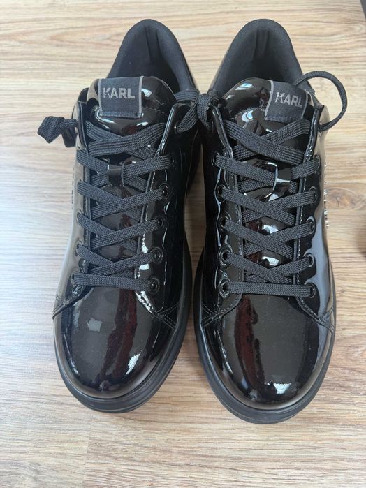 Lakierowane skórzane  (sneakersy) Karl Lagerfeld