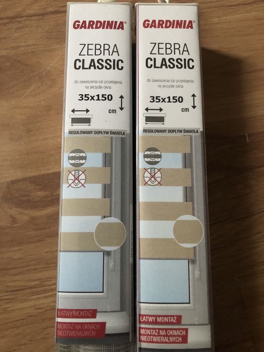 Rolety dzień noc 2szt 35x150 kolor szary