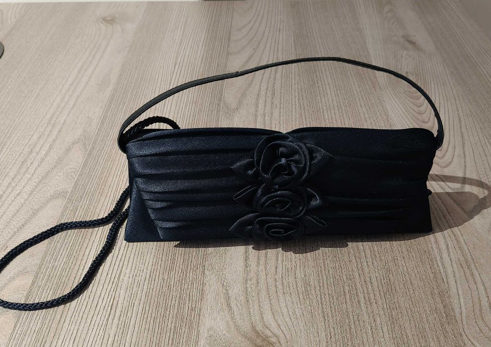 Torebka kopertówka granatowa