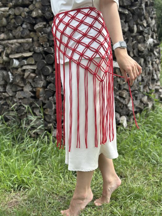 Спідниця-хустка макраме