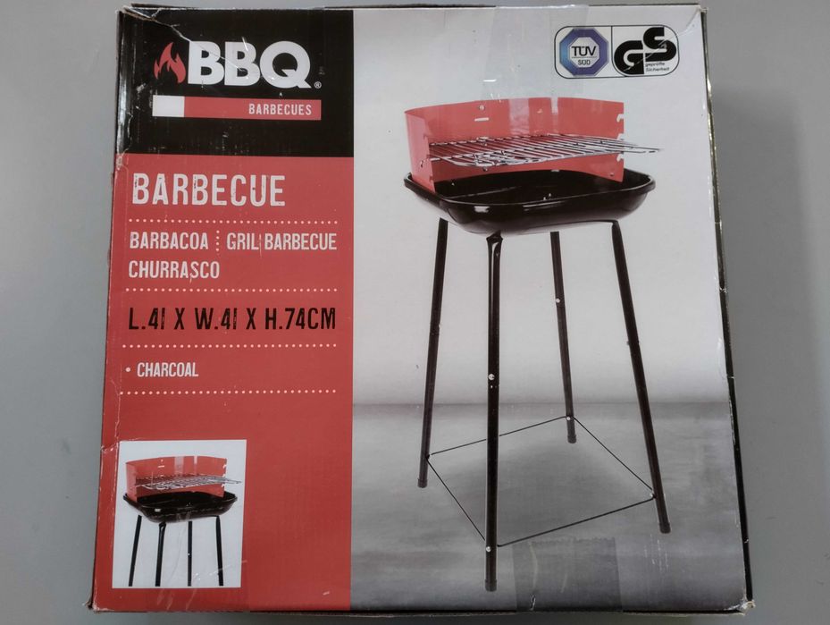 Barbecue: Grill barbecue churrasco - L41cm X W41cm X H 74cm Model. X86-000070 EN1860-1