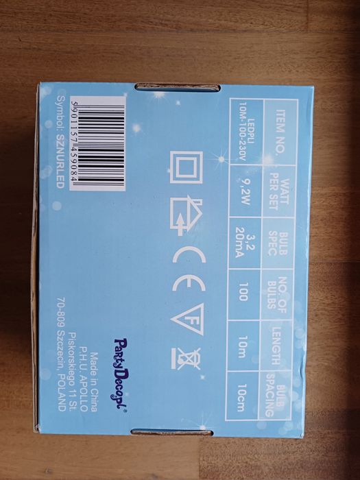 Lampki LED 10 metrów
