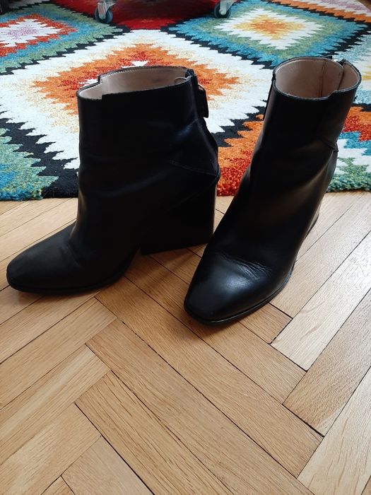 Botki zara Skóra naturalna
