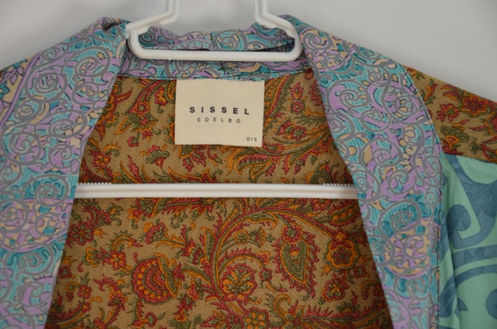 Sissel Edelbo kimono 100% silk jedwab one size