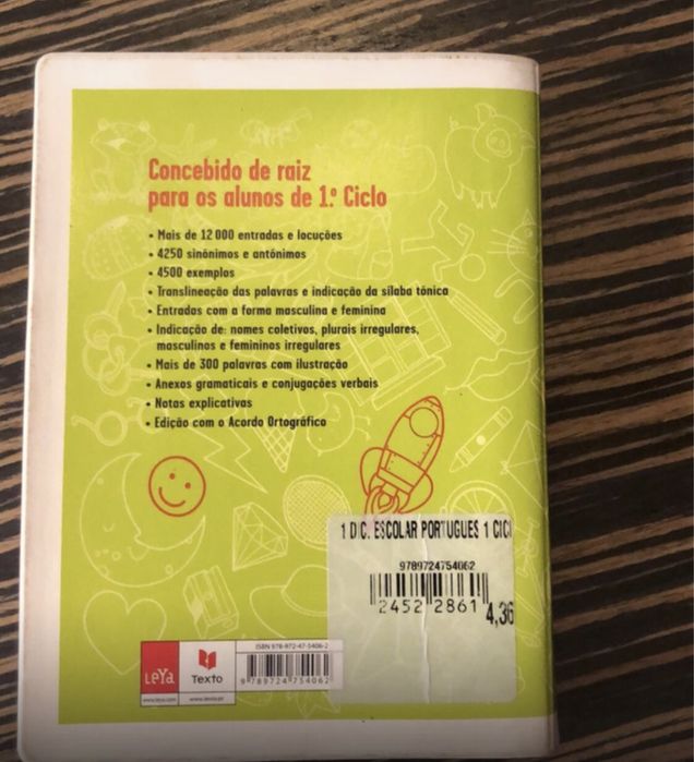 Dicionário escolar 1° ciclo português