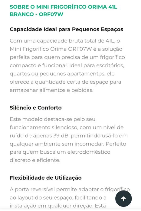 Mini frigorífico novo em caixa e com garantia