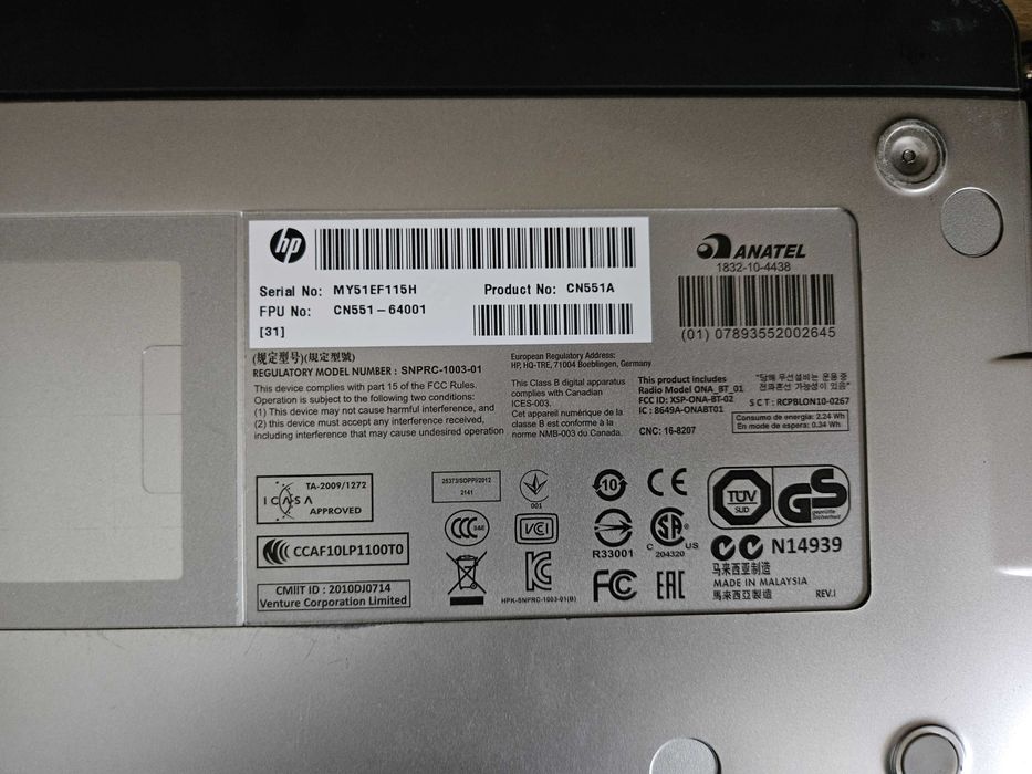 HP OfficeJet 100 Mobile Printer L411a drukarka mobilna Bluetooth tusze