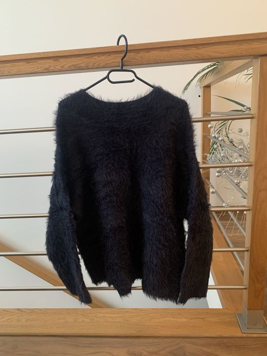 Swter z alpaki z wlosem