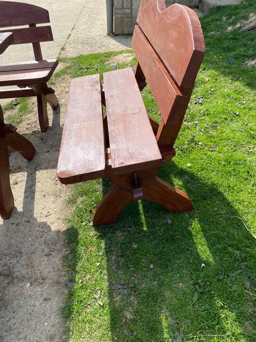 Meble ogrodowe dębowe