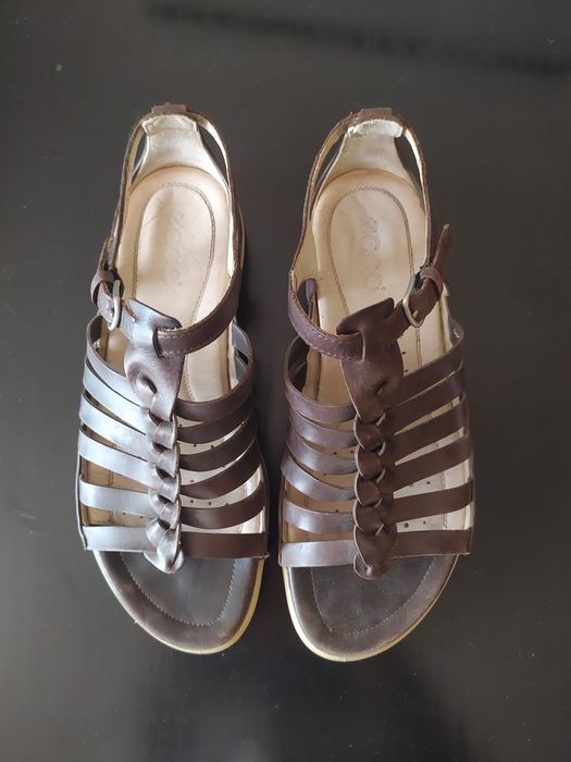 Skórzane sandały Ecco rozmiar 37