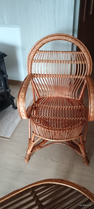 Zestaw mebli z wikliny
