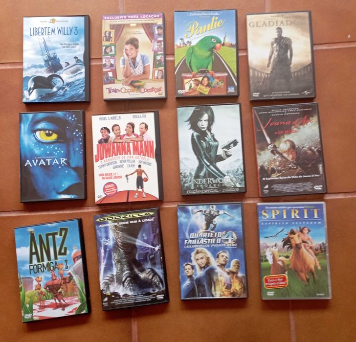Dvds em optimo estado- Na compra de 4 ofereço 1 ou os portes de envio