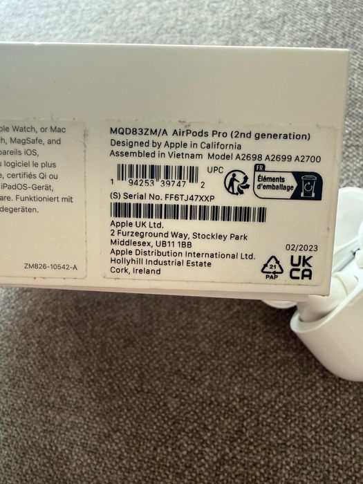 Słuchawki Apple air pods 2