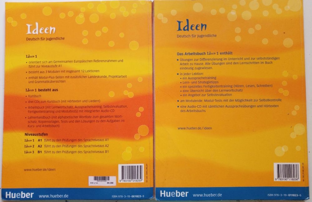Ideen - Alemão - nível A1 e A2 - Arbeitsbuch/Kursbuch