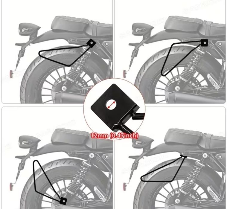 Боковая  мотосумка 28 L (2×14 л) Rhinowalk водонепроницаемые на мотоцикл эндуро кофр