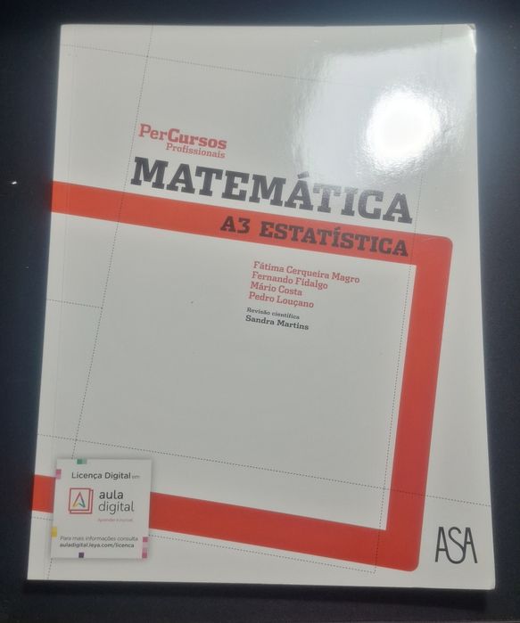 Manuais de matemática 1° ano mod. 1, 3, 5, de curso profissional