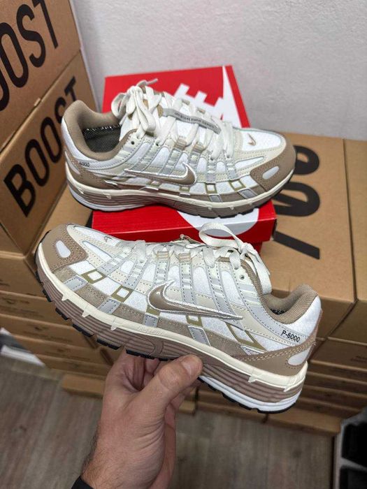 ЕВРОЗИМА! Кроссовки Nike P-6000 beige / Найк бежевые 36 37 38 39 40