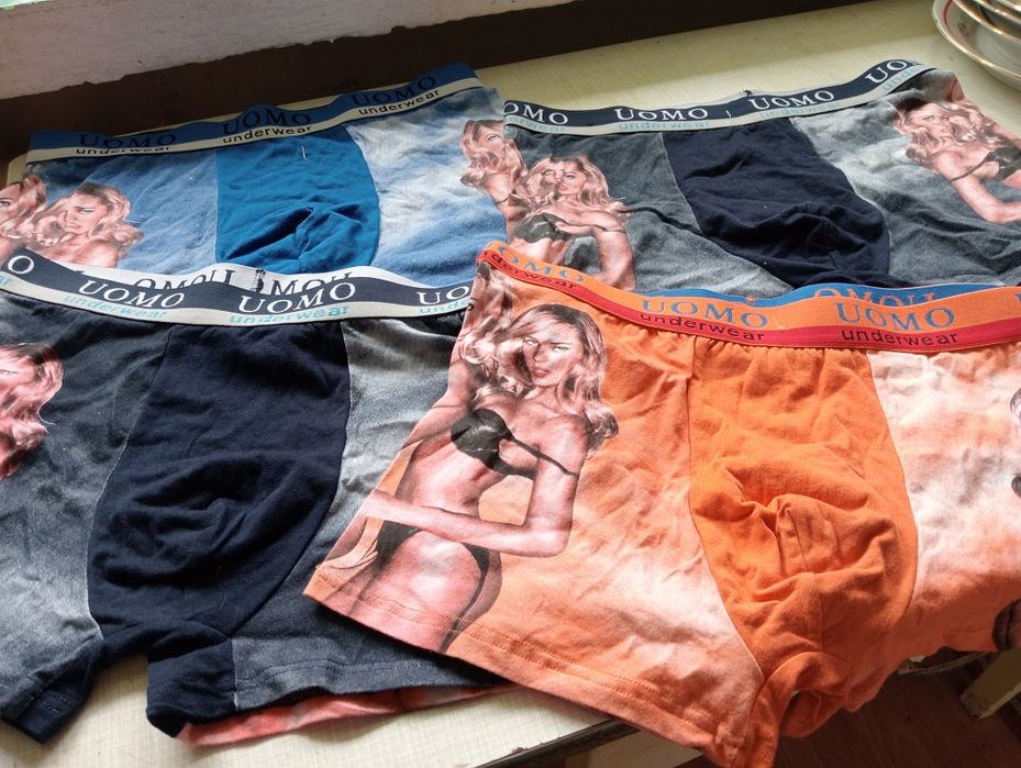 Cztery pary  bokserek  roz XXXL polecam