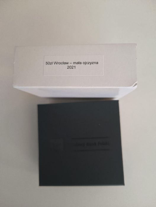 Moneta 50 zł 2021 Wrocław – mała ojczyzna