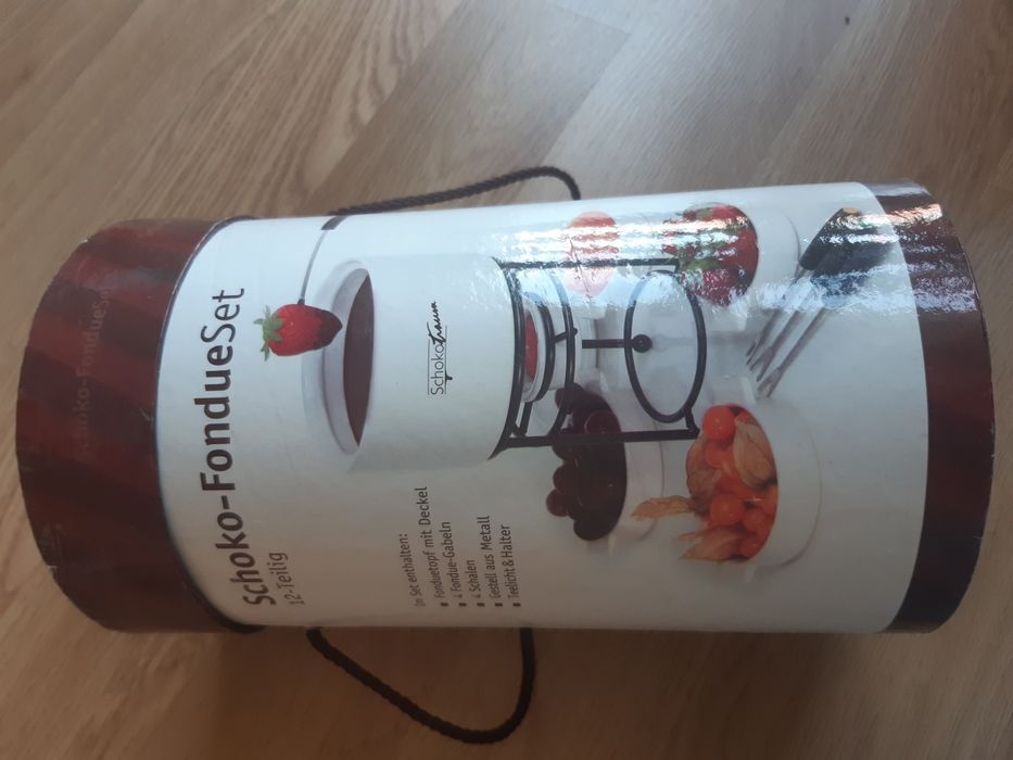 Zestaw do Schoko-Fondue z ceramiki