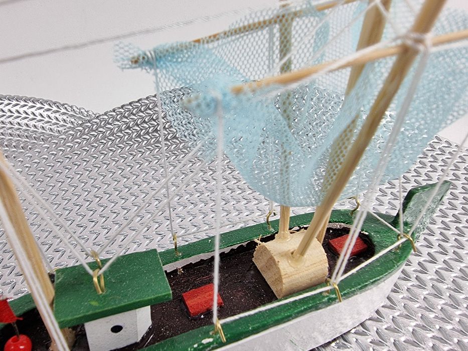 Figurki modele kutry rybackie kuter rybacki model kolekcjonerski