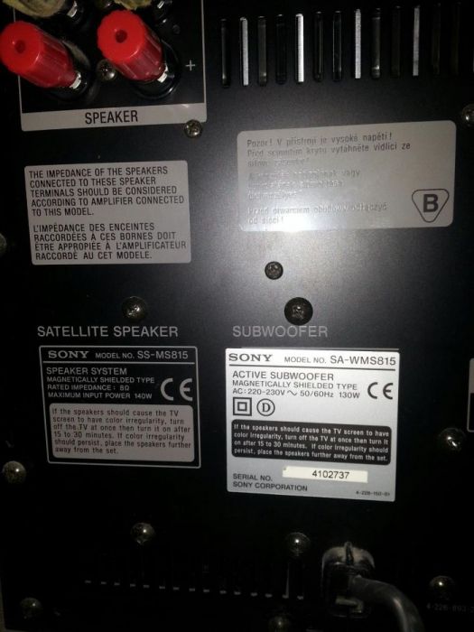 Vendo colunas som sony cinema hom