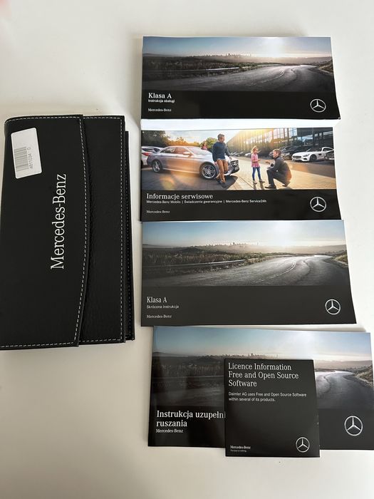 Instrukcja obsługi mercedes klasa a w ozdobnym etui