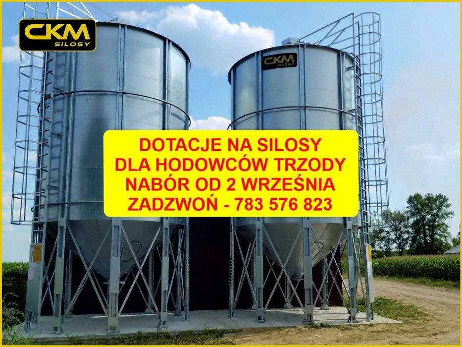 Silos z dofinansowaniem ASF – 46 ton | POLSKI PRODUCENT