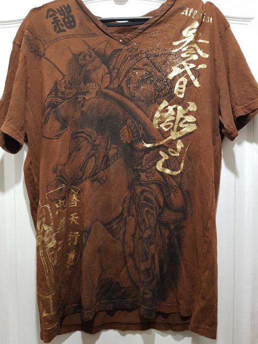 Коллекционная футболка Аffliction by Horiyoshi III, размер L - наш 50
