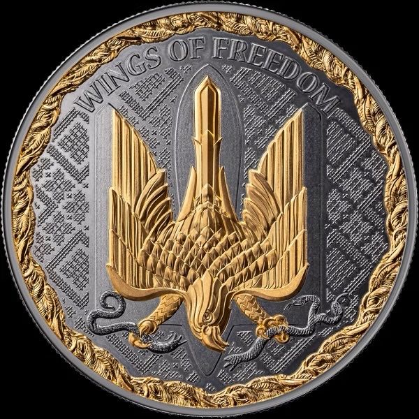 Срібна монета Wings of Freedom «Крила свободи» 1 oz Proof