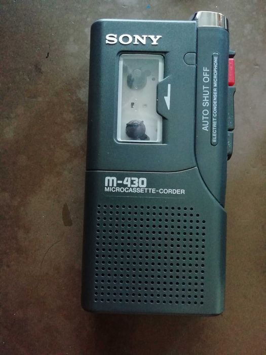 Gravador de fita microcassete Sony M-430