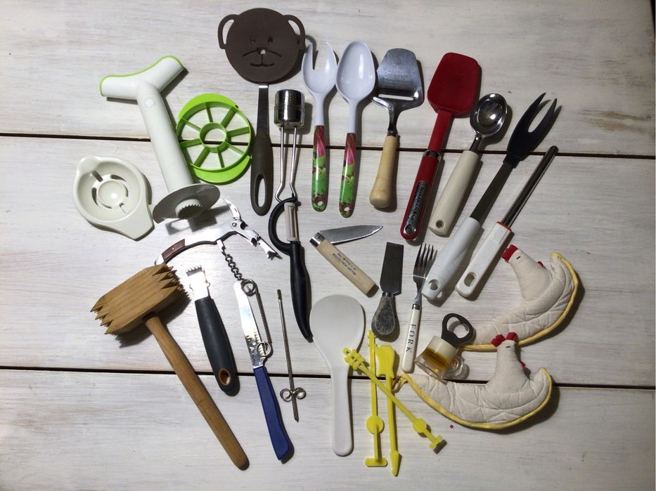 26 utensílios de cozinha