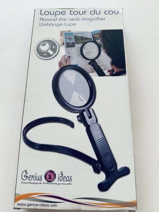 Lupa do czytania na szyję