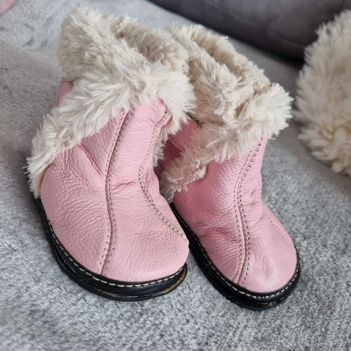 Buciki dla dziewczynki Jack& Lily Booties rozmiar 3-6m