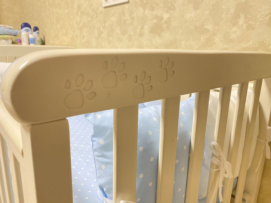 Дитяче ліжечко Veres ЛД12 з шухлядою.