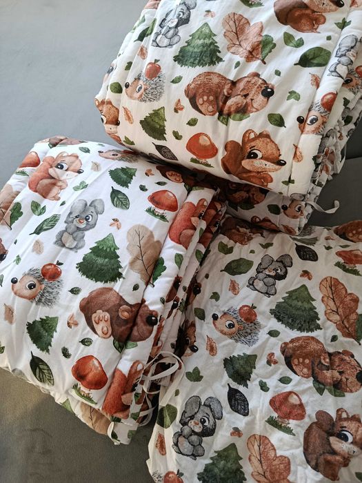 Ochraniacz na łóżko łóżeczko, rożek dla noworodka, koc prześcieradło