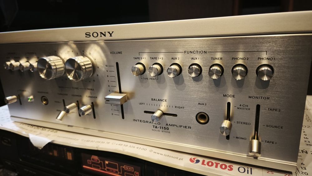 Sony TA-1150 – Japońska precyzja i charakter z dawnych lat. Instrukcja