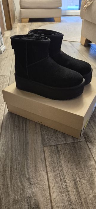 UGG Classic Mini Platform Black Oryginalne