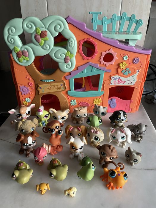 Littlest pet Shop Lot Ultimate figures Collection Club House Playset