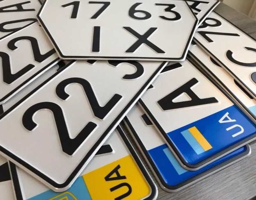 ‼️СКИДКА‼️ Дубликати номера на авто, американські номери мото, скутер