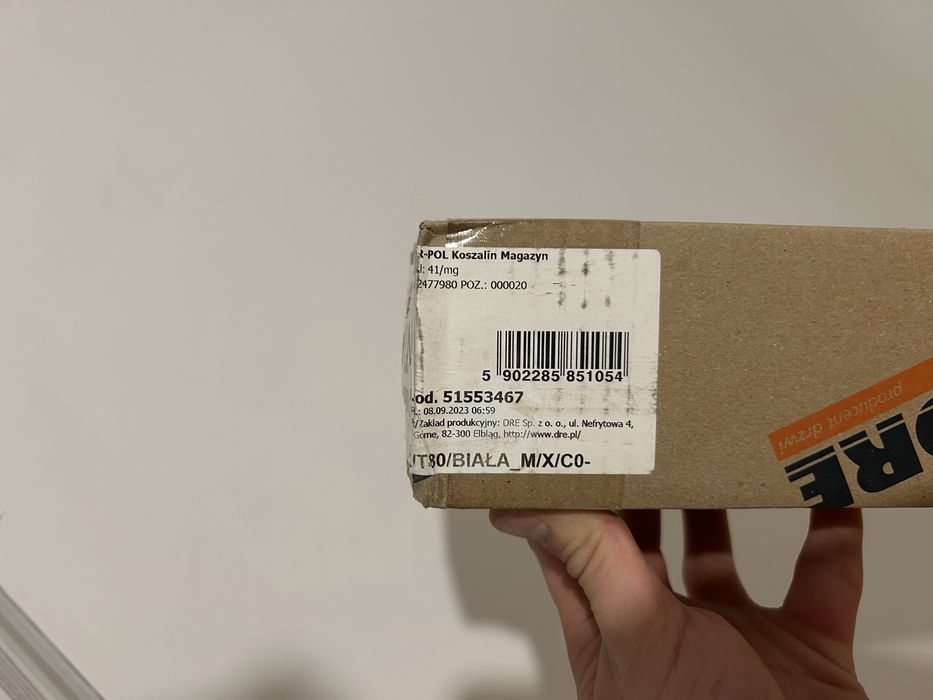 Ościeżnica DRE 80 regulowana Biała matowa