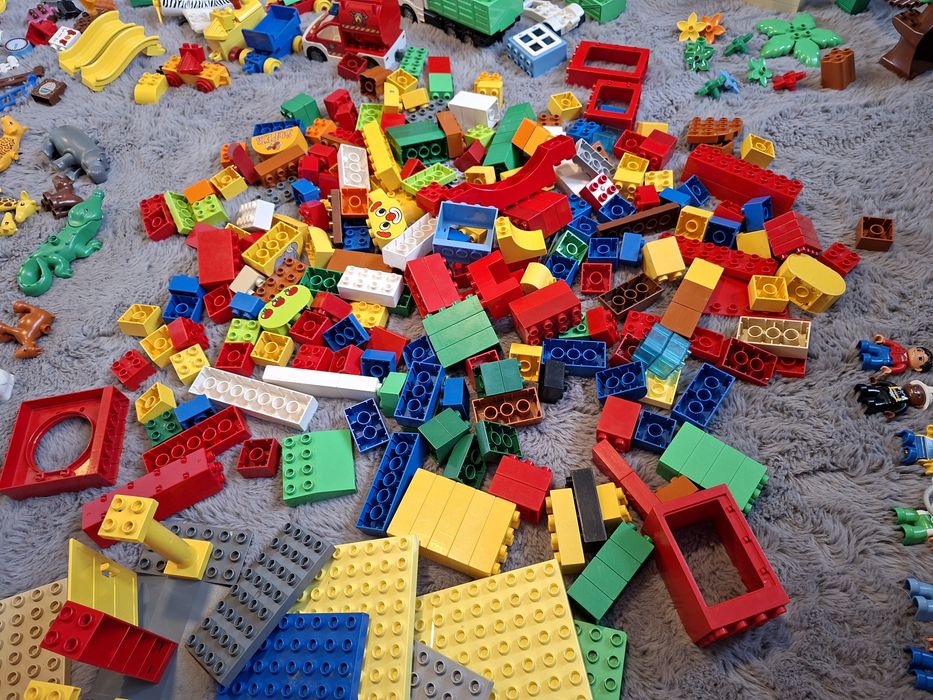 Duży zestaw klocków lego duplo