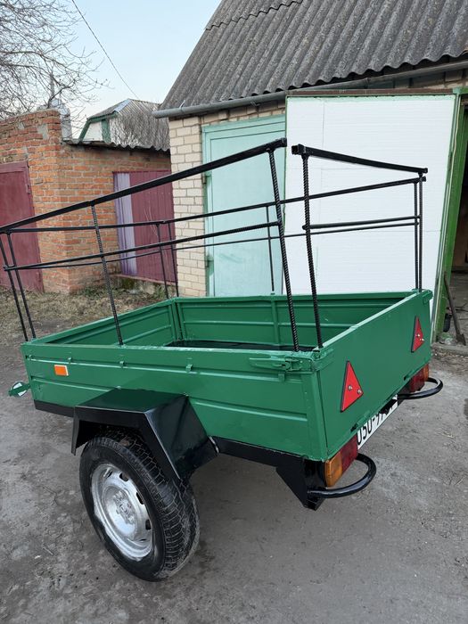 Причіп автомобільний укріплений  з ДОКУМЕНТАМИ